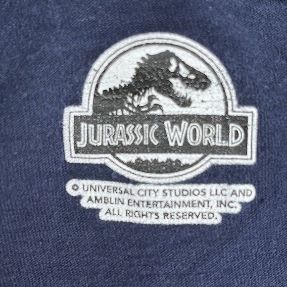 Jurassic World 100% Cotton Mens Raptor T-Shirt Sz Medium - Picture 4 of 5